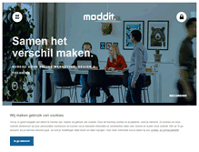 Tablet Screenshot of moddit.nl